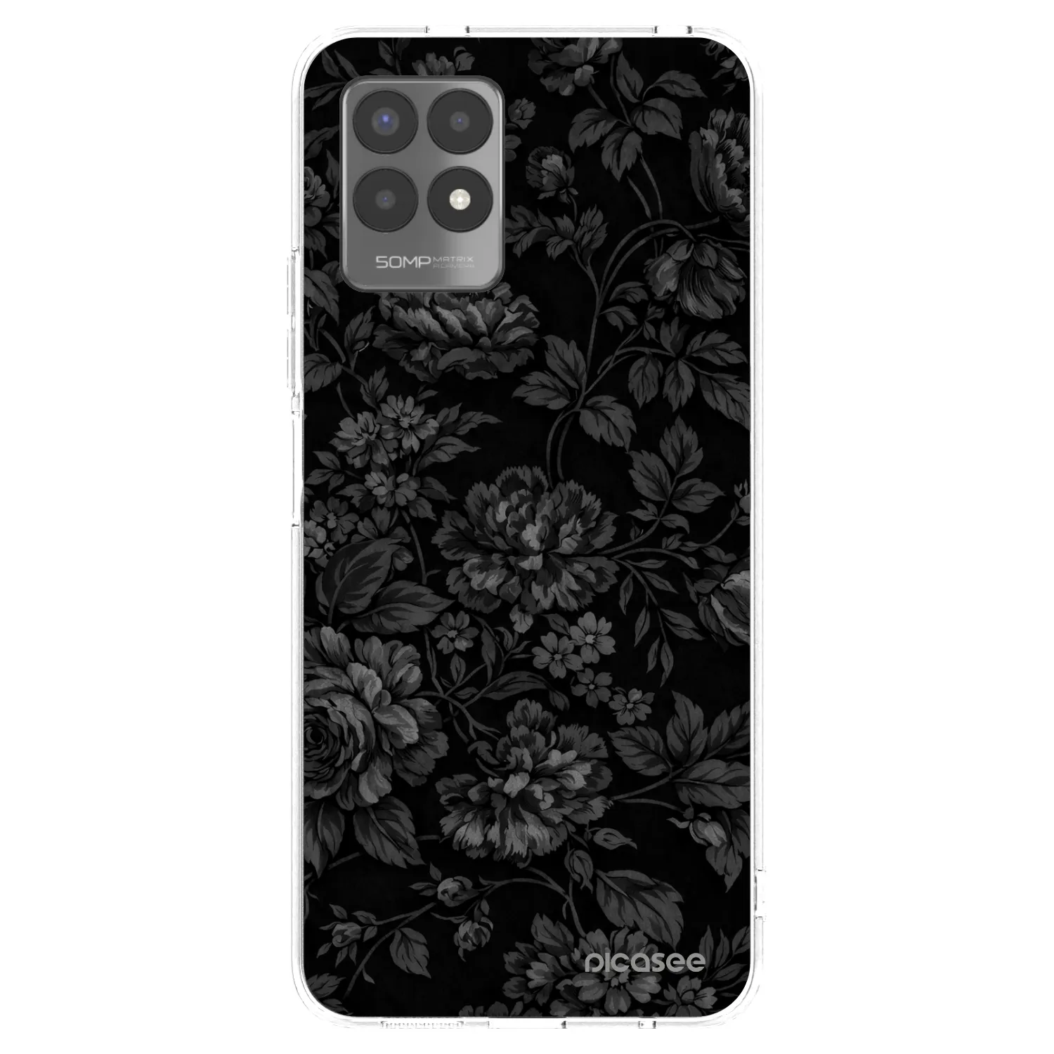 Picasee Realme 8i Hülle - Transparentes Silikon - Dark Romance