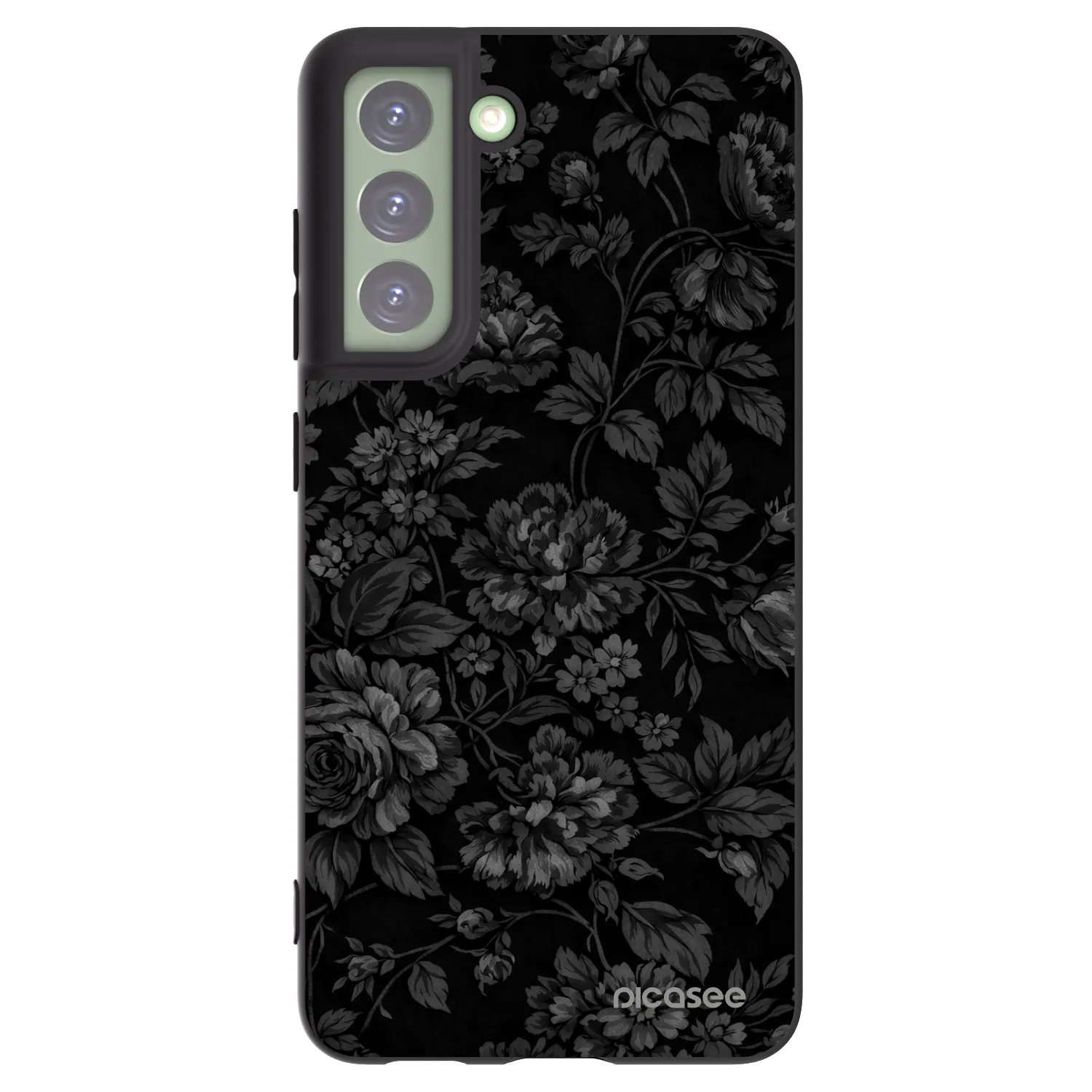Picasee Samsung Galaxy S21 FE 5G Hülle - Schwarzes Silikon - Dark Romance