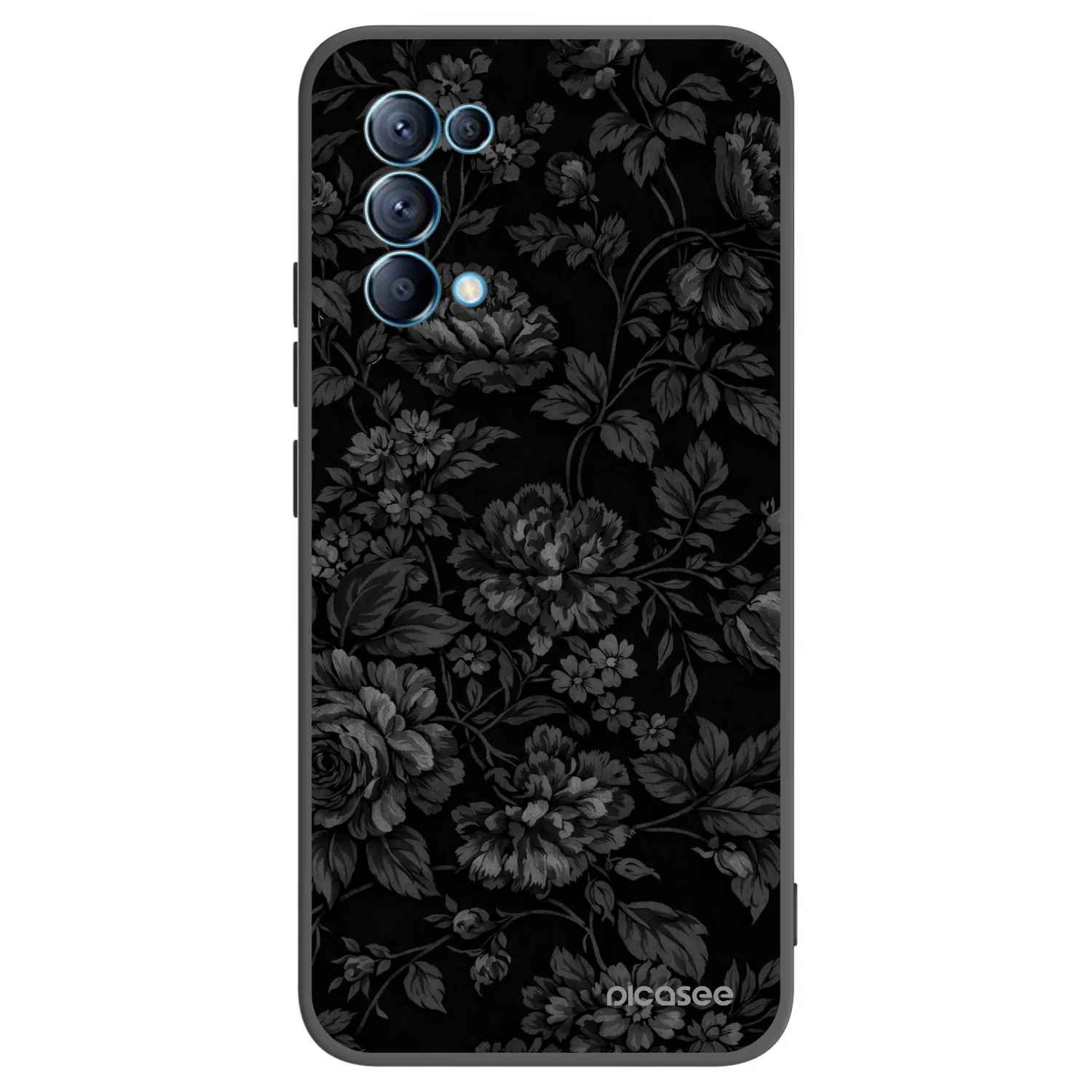 Picasee OPPO Reno 5 5G Hülle - Schwarzes Silikon - Dark Romance