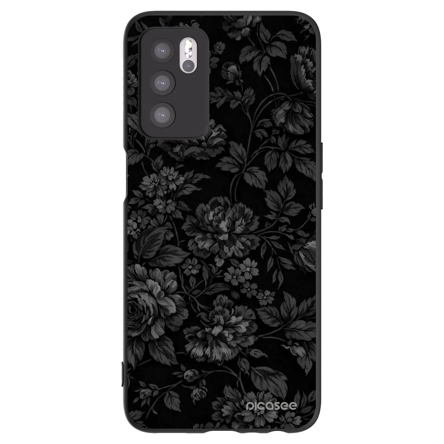 Picasee OPPO A16 Hülle - Schwarzes Silikon - Dark Romance