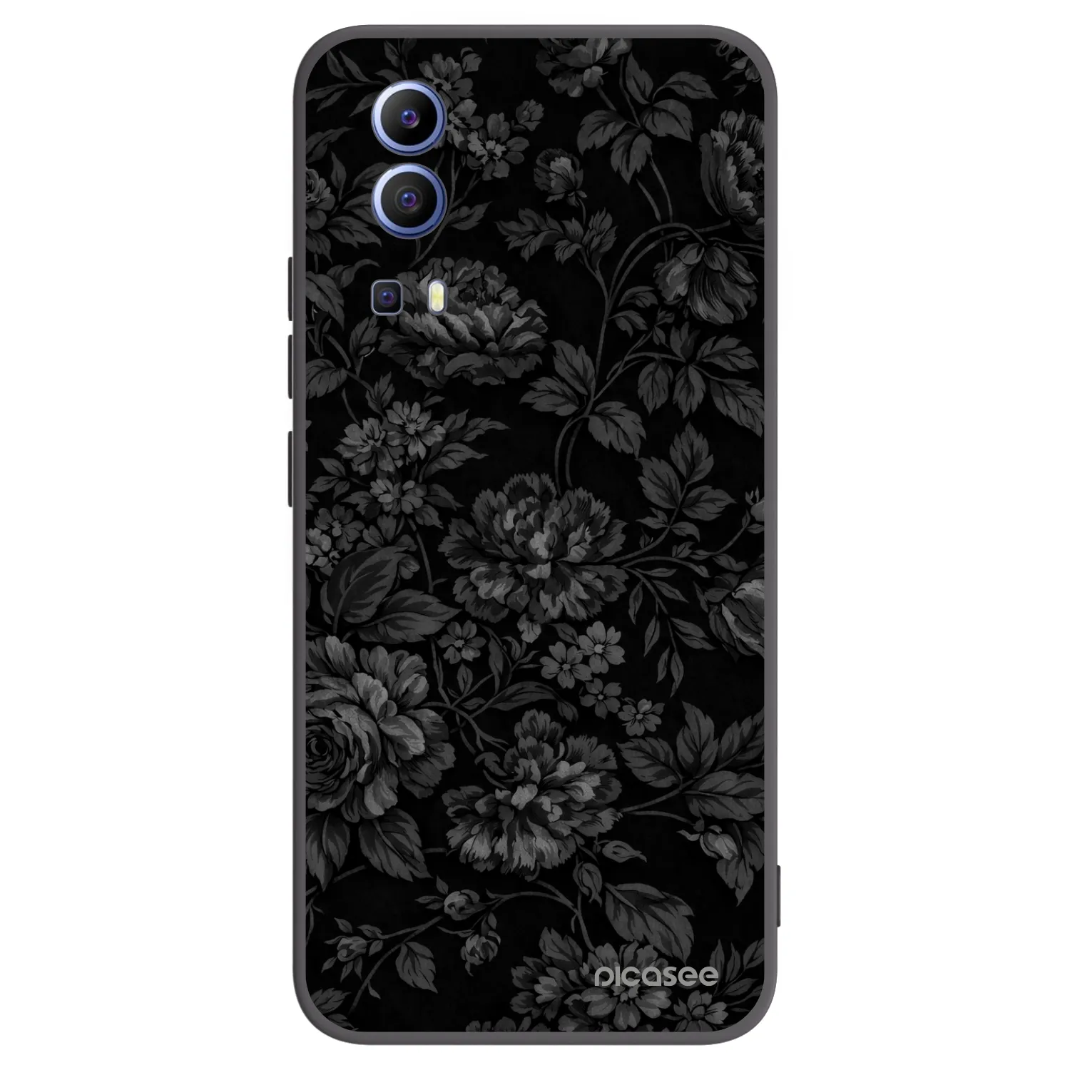 Picasee Vivo Y52 5G Hülle - Schwarzes Silikon - Dark Romance