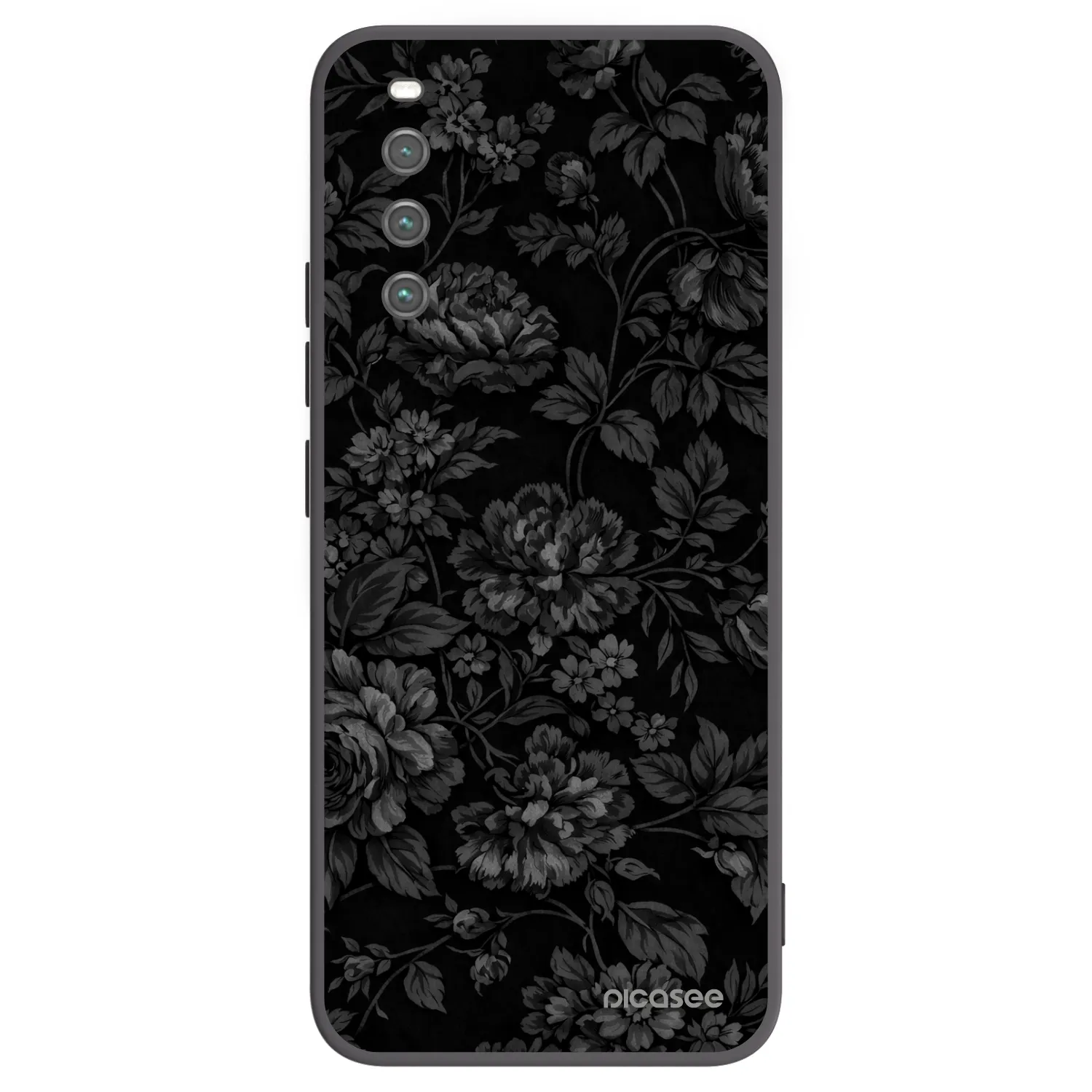 Picasee Sony Xperia 10 IV 5G Hülle - Schwarzes Silikon - Dark Romance