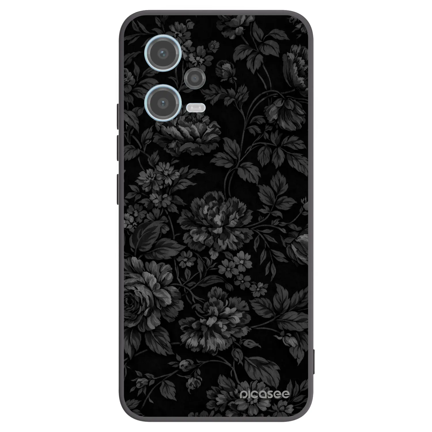 Picasee Xiaomi Redmi Note 12 5G Hülle - Schwarzes Silikon - Dark Romance