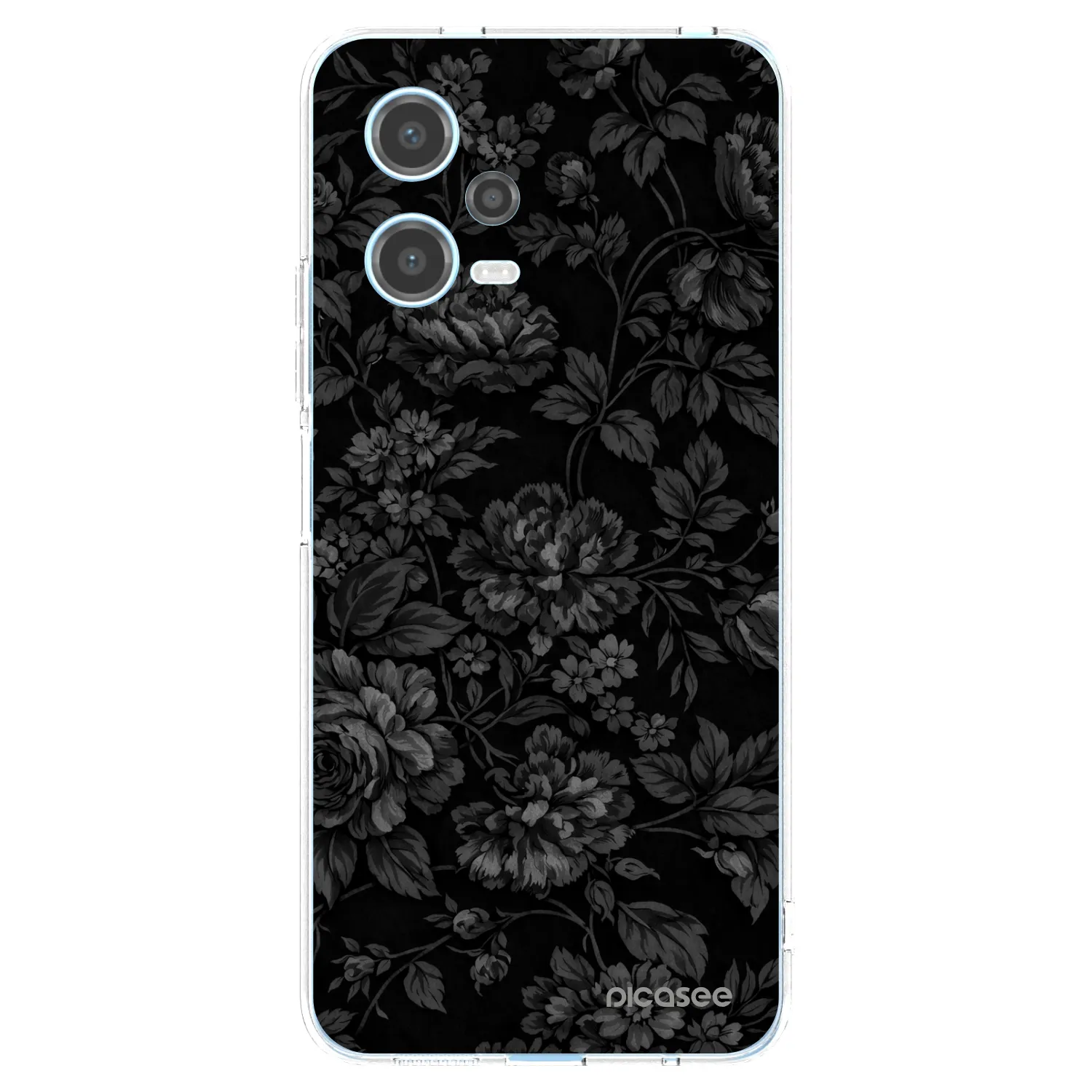 Picasee Xiaomi Redmi Note 12 5G Hülle - Transparentes Silikon - Dark Romance