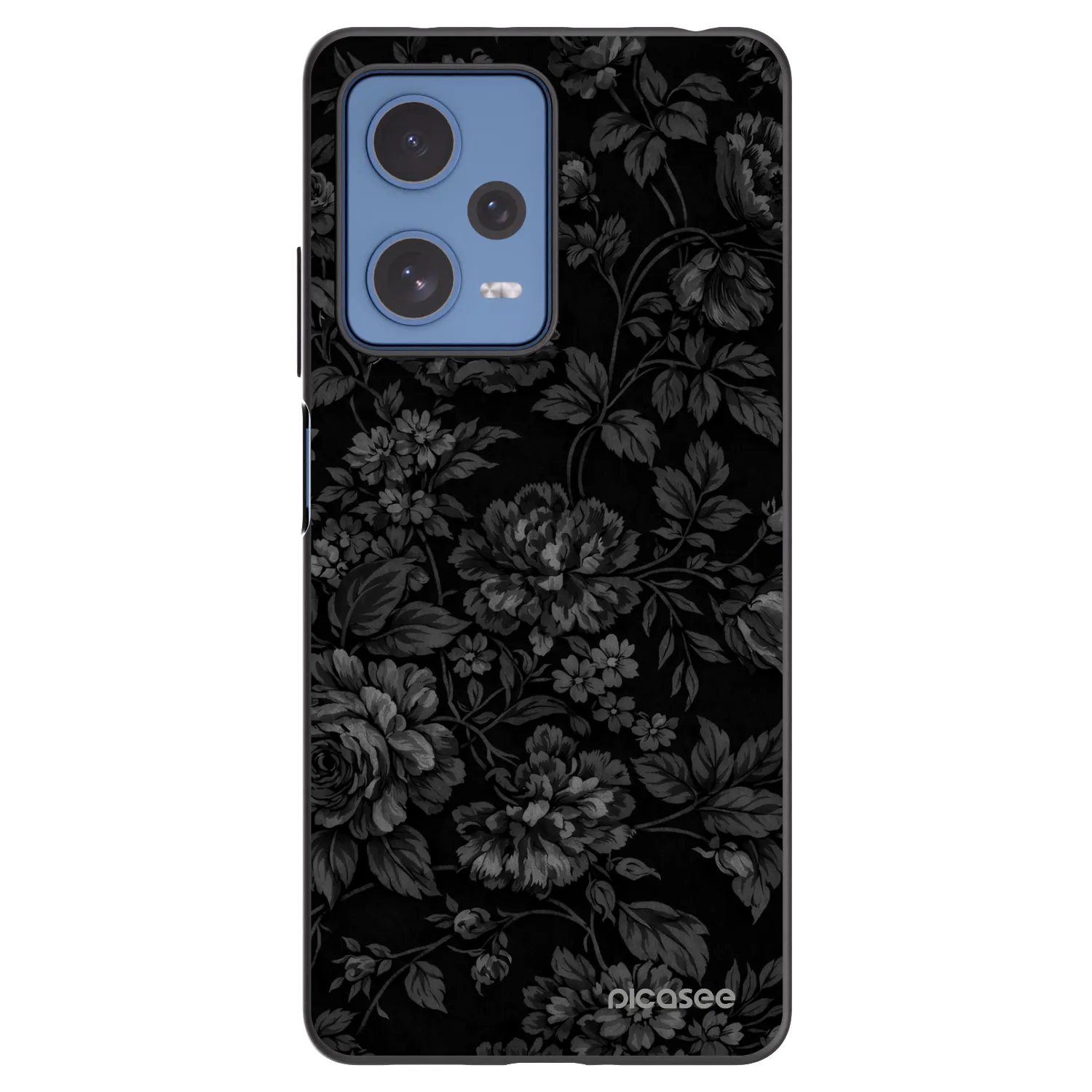 Picasee Xiaomi Redmi Note 12 Pro 5G Hülle - Schwarzes Silikon - Dark Romance