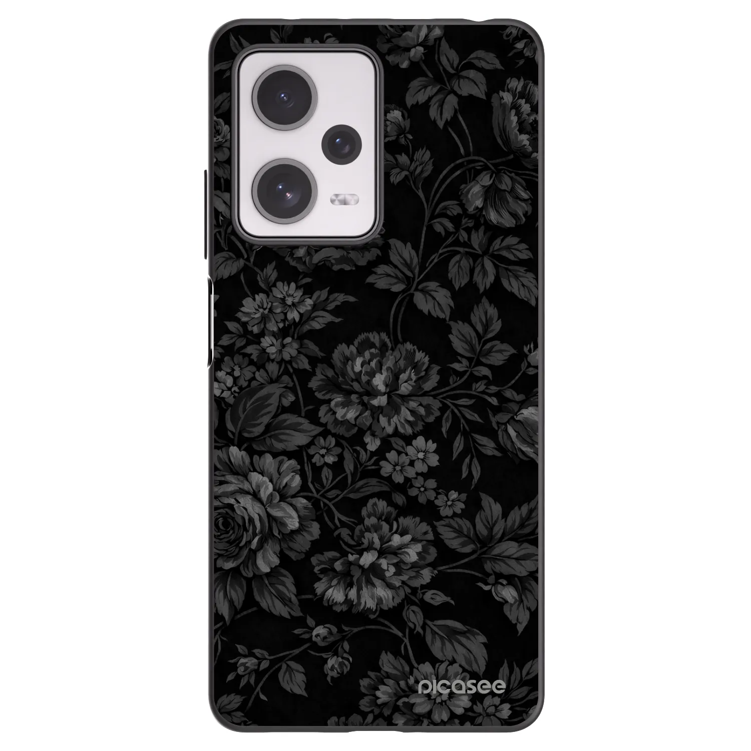 Picasee Xiaomi Redmi Note 12 Pro+ 5G Hülle - Schwarzes Silikon - Dark Romance