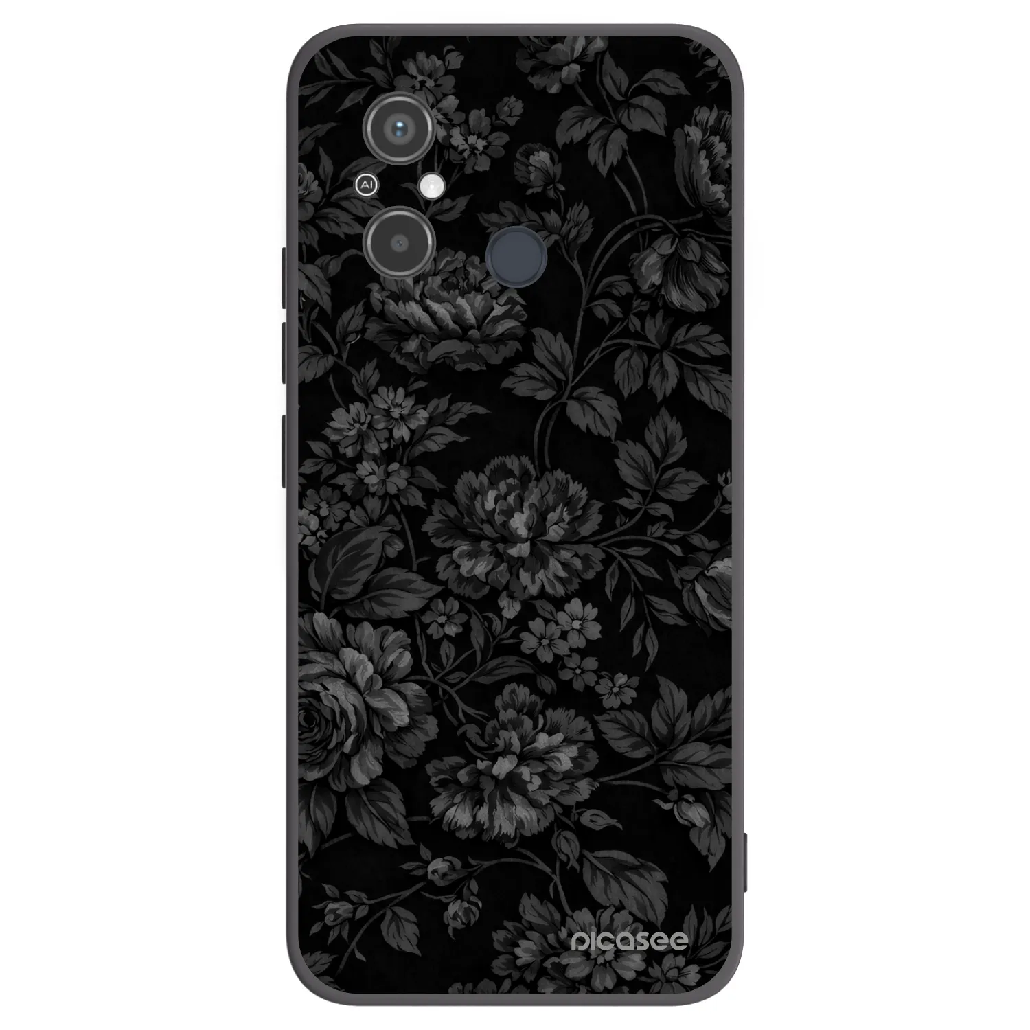 Picasee Xiaomi Redmi 12C Hülle - Schwarzes Silikon - Dark Romance
