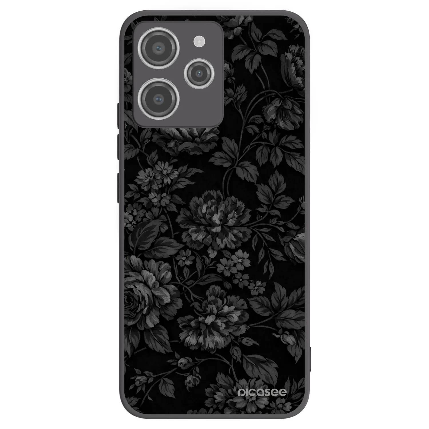 Picasee Xiaomi Redmi 12 4G Hülle - Schwarzes Silikon - Dark Romance