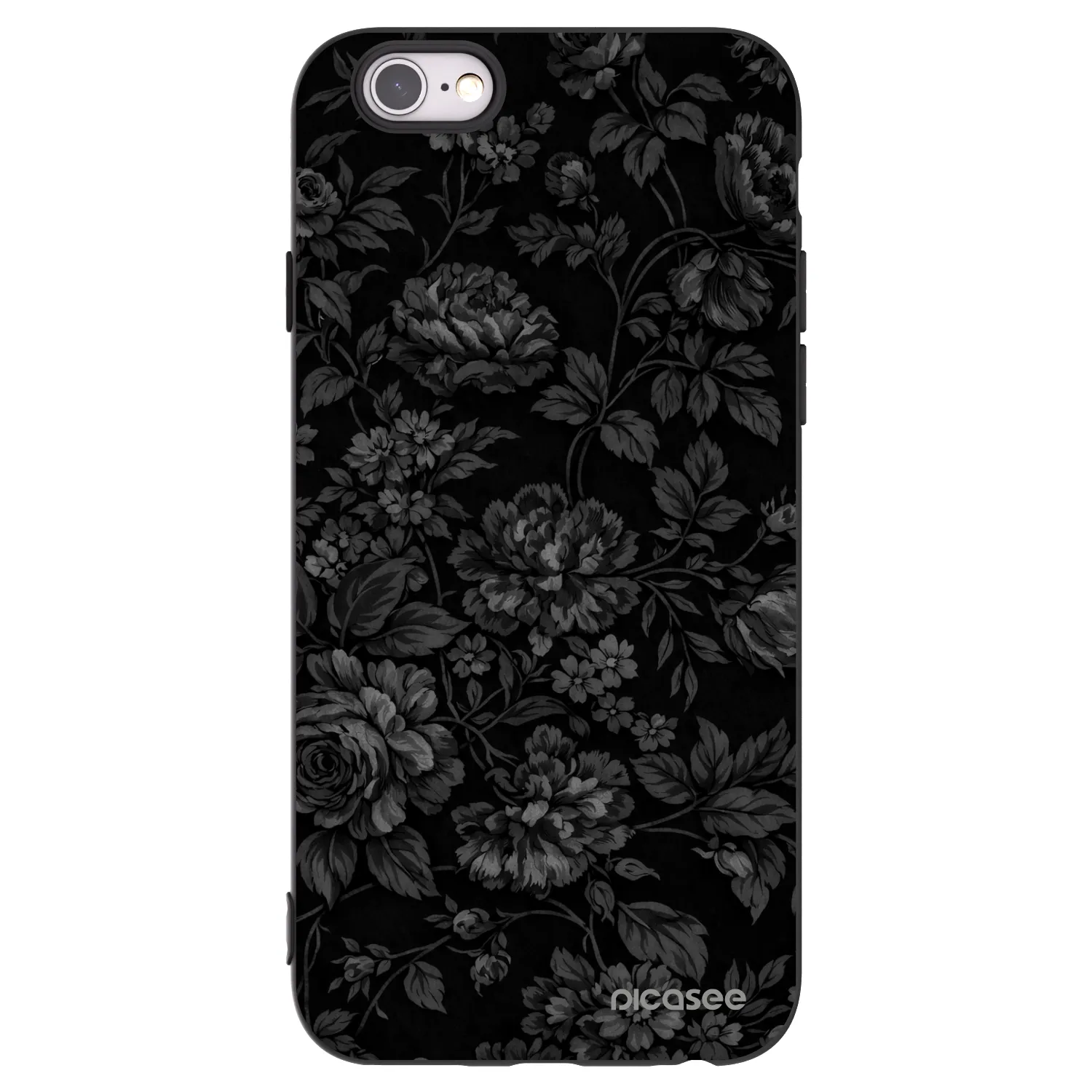 Picasee Apple iPhone 6/6S Hülle - Schwarzes Silikon - Dark Romance
