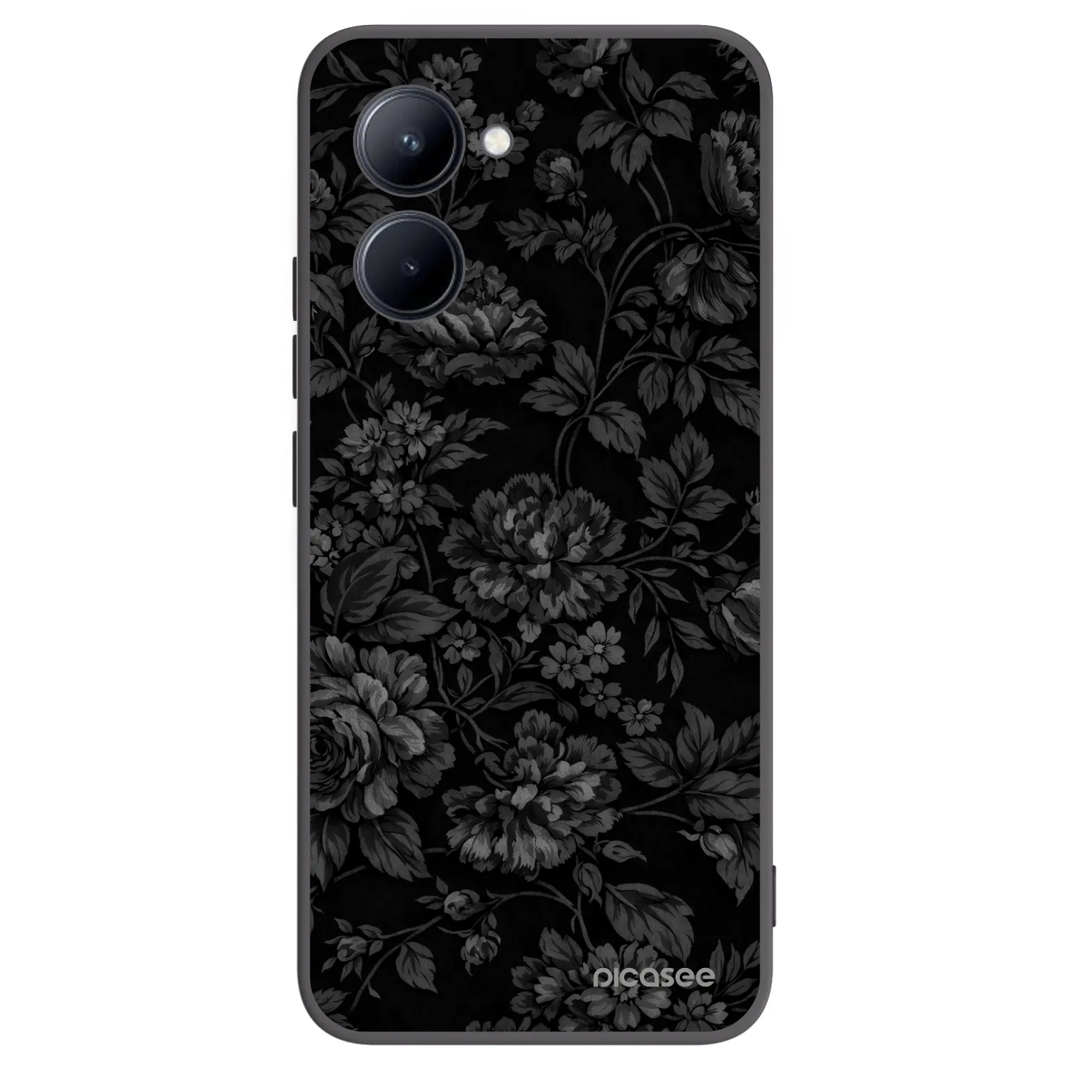 Picasee Realme C33 (2023) Hülle - Schwarzes Silikon - Dark Romance