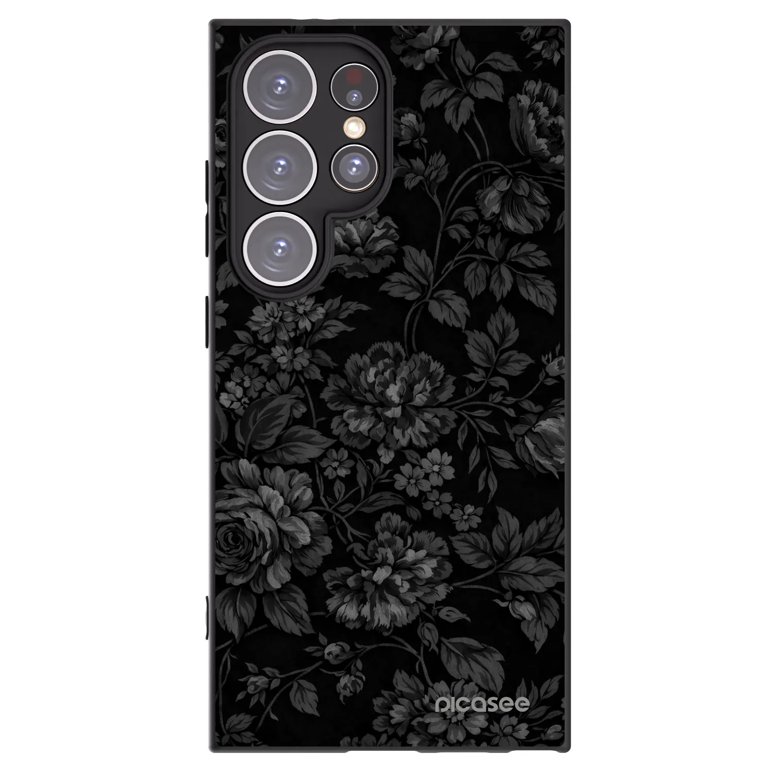 Picasee Samsung Galaxy S24 Ultra S928B 5G Hülle - Schwarzes Silikon - Dark Romance