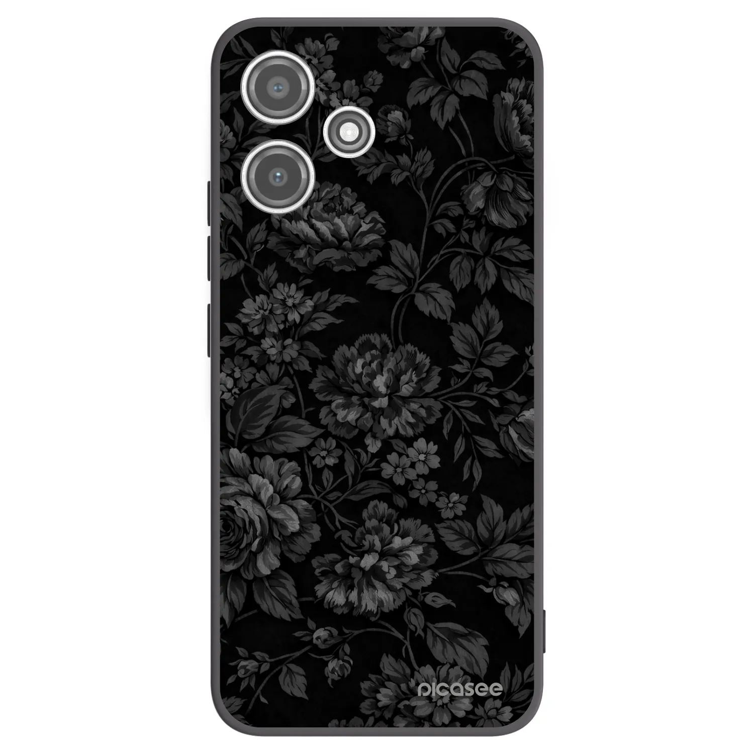 Picasee Xiaomi Redmi 12 5G Hülle - Schwarzes Silikon - Dark Romance
