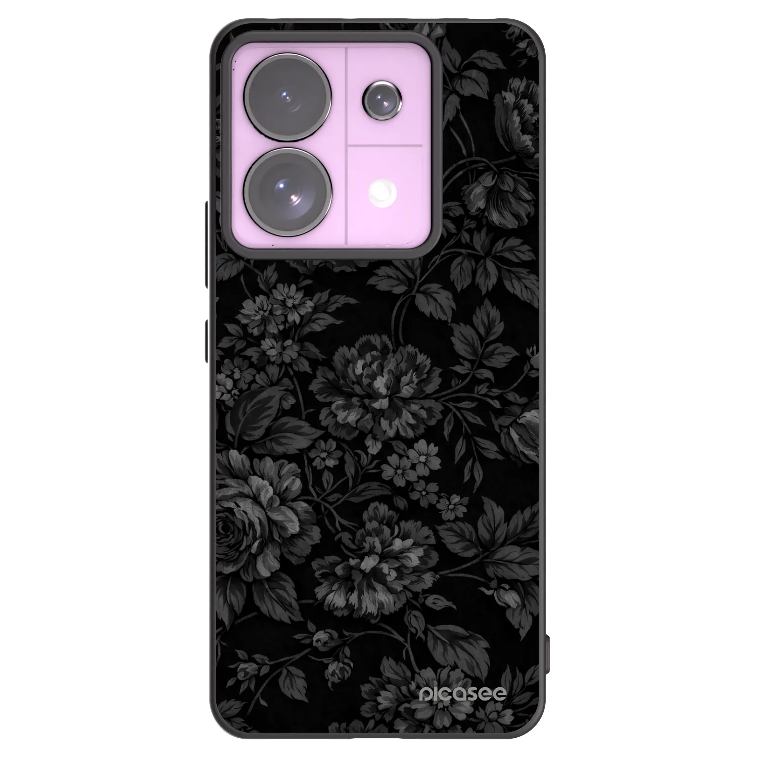 Picasee Xiaomi Redmi Note 13 Pro 5G Hülle - Schwarzes Silikon - Dark Romance
