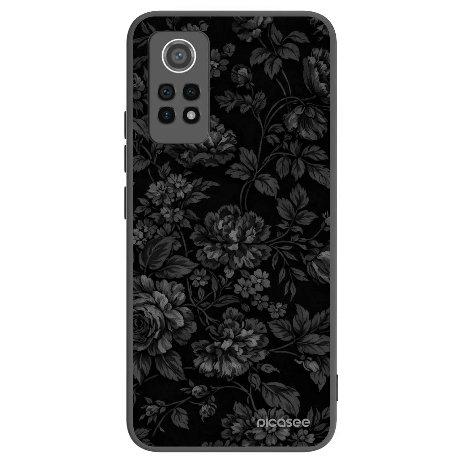 Picasee Xiaomi Redmi Note 12 Pro 4G Hülle - Schwarzes Silikon - Dark Romance