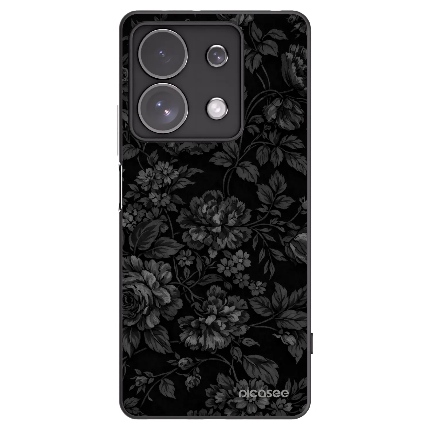 Picasee Xiaomi Redmi Note 13 Pro 4G Hülle - Schwarzes Silikon - Dark Romance