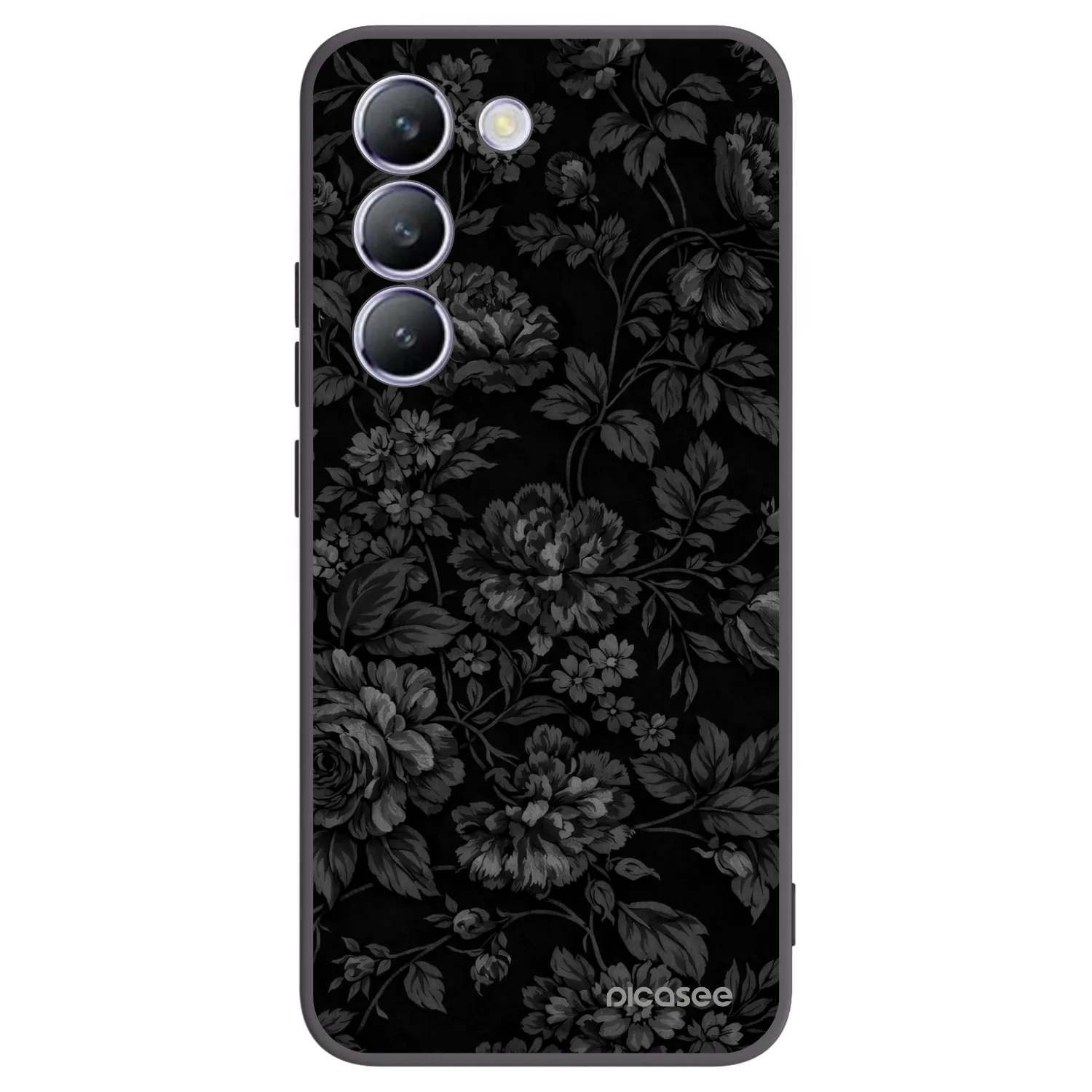 Picasee Vivo V40 SE 5G Hülle - Schwarzes Silikon - Dark Romance
