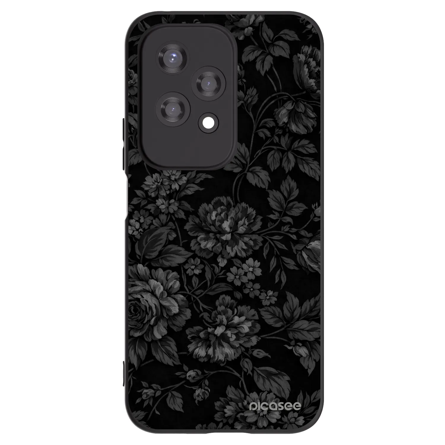 Picasee Honor 200 Lite Hülle - Schwarzes Silikon - Dark Romance