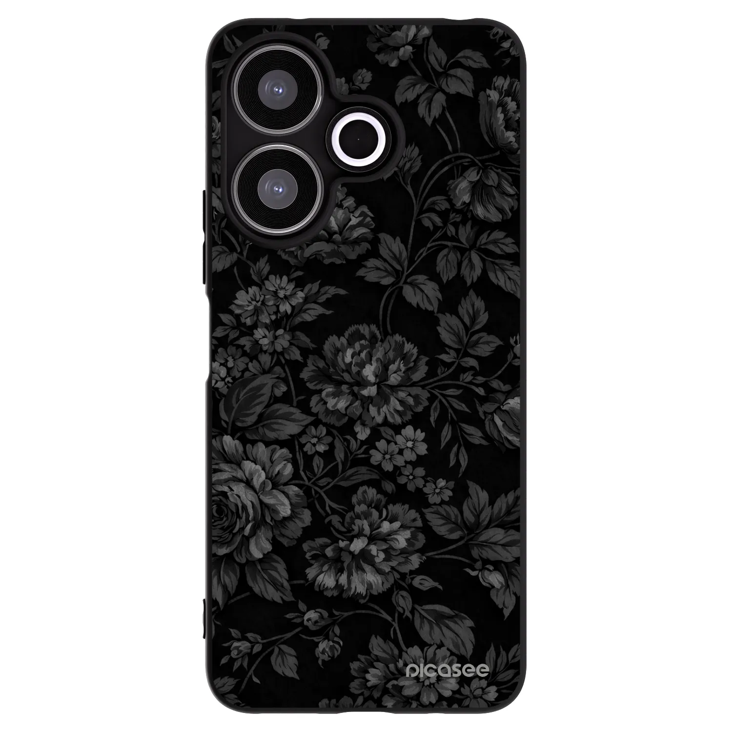 Picasee Xiaomi Redmi 13 4G Hülle - Schwarzes Silikon - Dark Romance