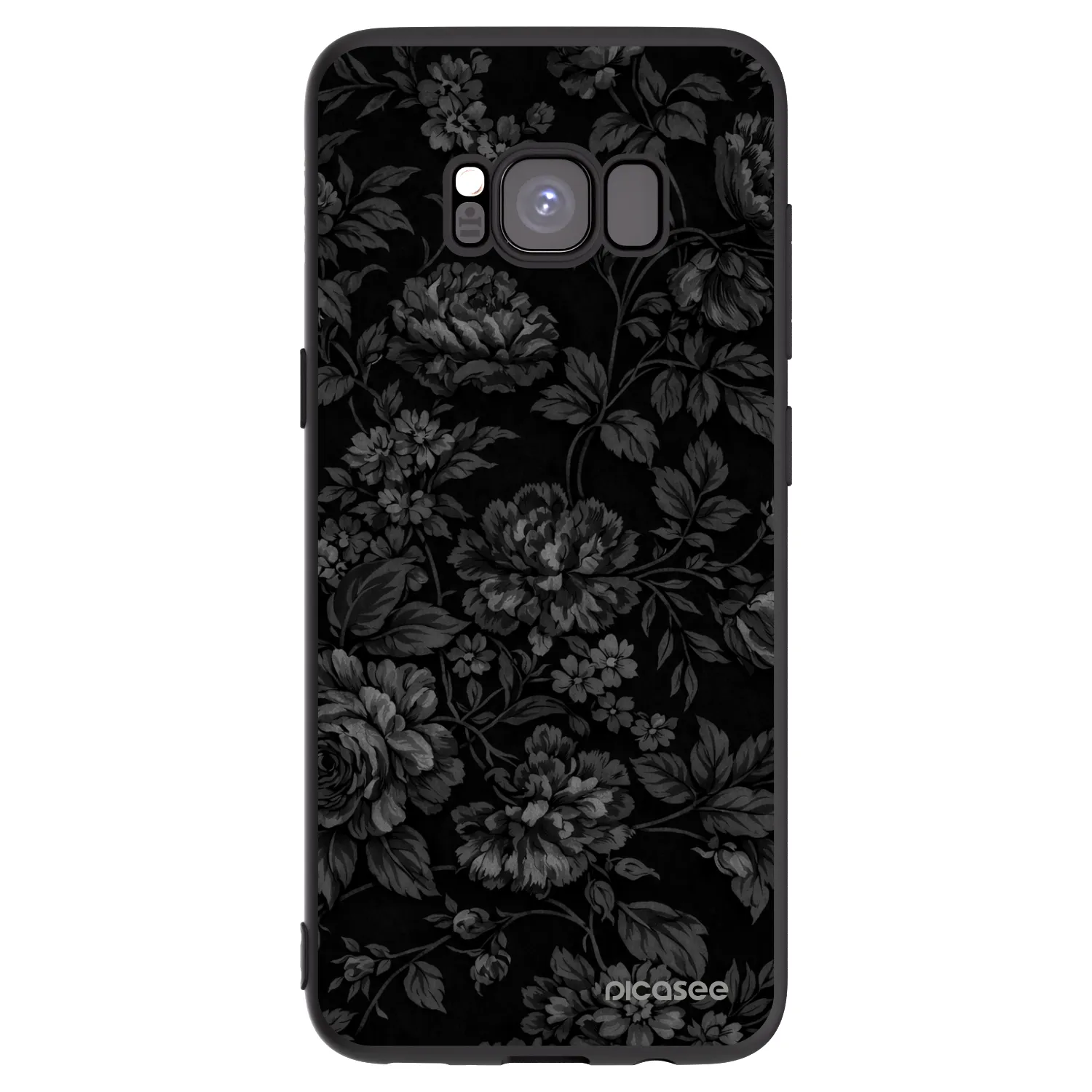 Picasee Samsung Galaxy S8 G950F Hülle - Schwarzes Silikon - Dark Romance
