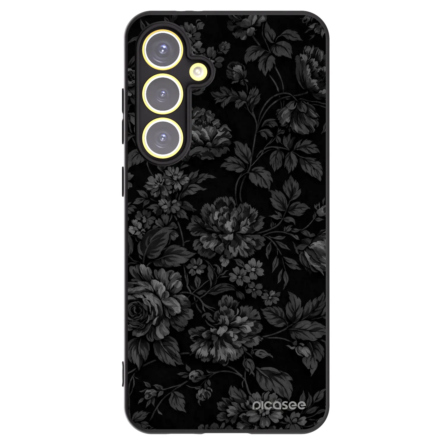 Picasee Samsung Galaxy S24 FE S721B Hülle - Schwarzes Silikon - Dark Romance