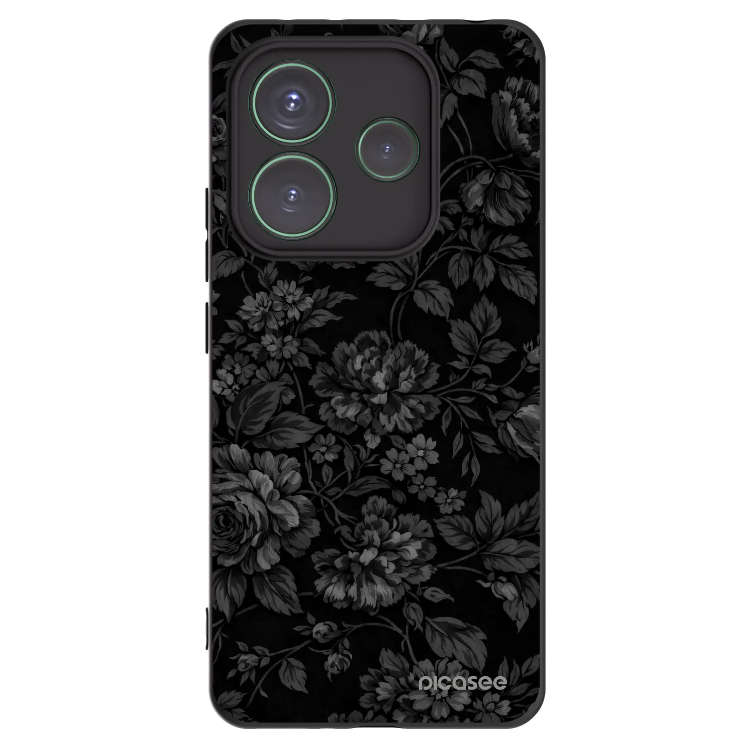 Picasee Xiaomi Redmi Note 14 5G Hülle - Schwarzes Silikon - Dark Romance