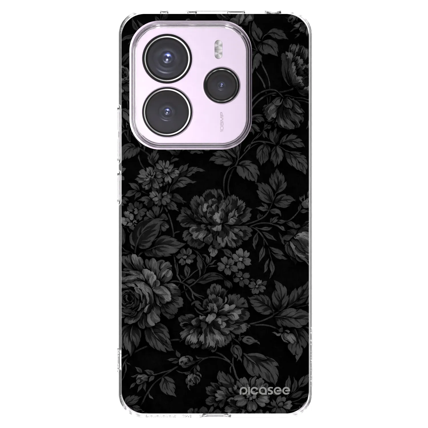 Picasee Xiaomi Redmi Note 14 5G Hülle - Transparentes Silikon - Dark Romance