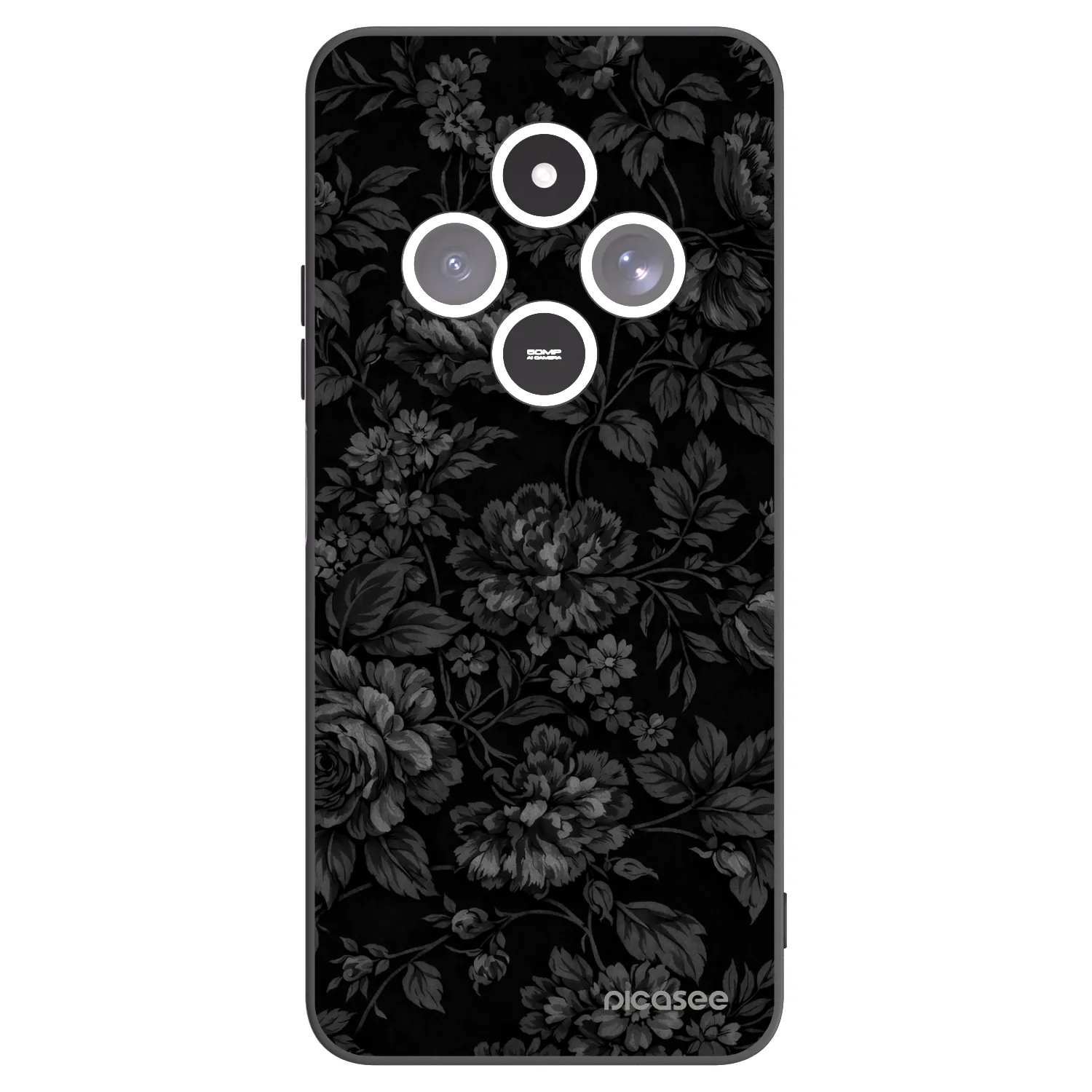 Picasee Xiaomi Redmi 14C Hülle - Schwarzes Silikon - Dark Romance