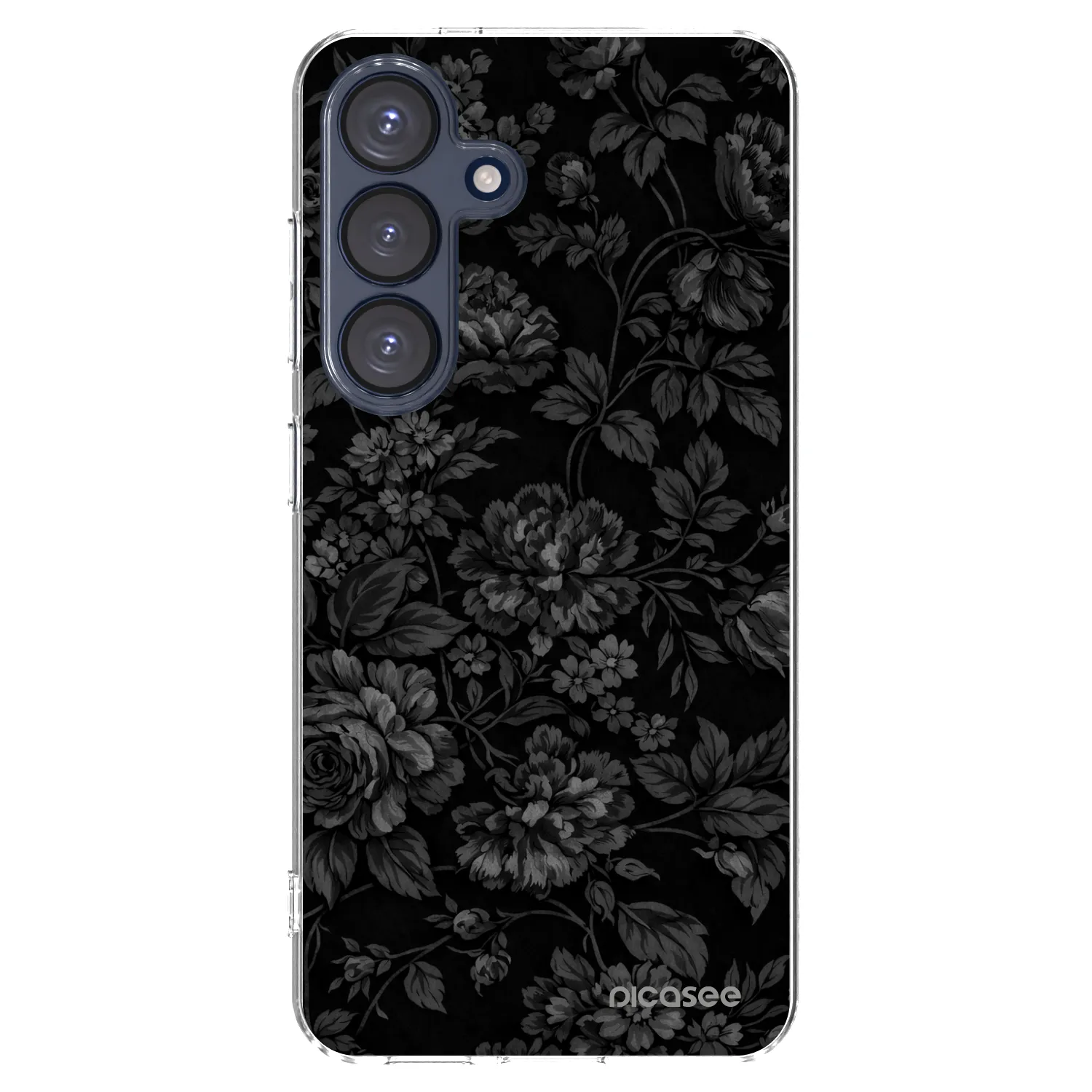 Picasee Samsung Galaxy S25 5G Hülle - Transparentes Silikon - Dark Romance
