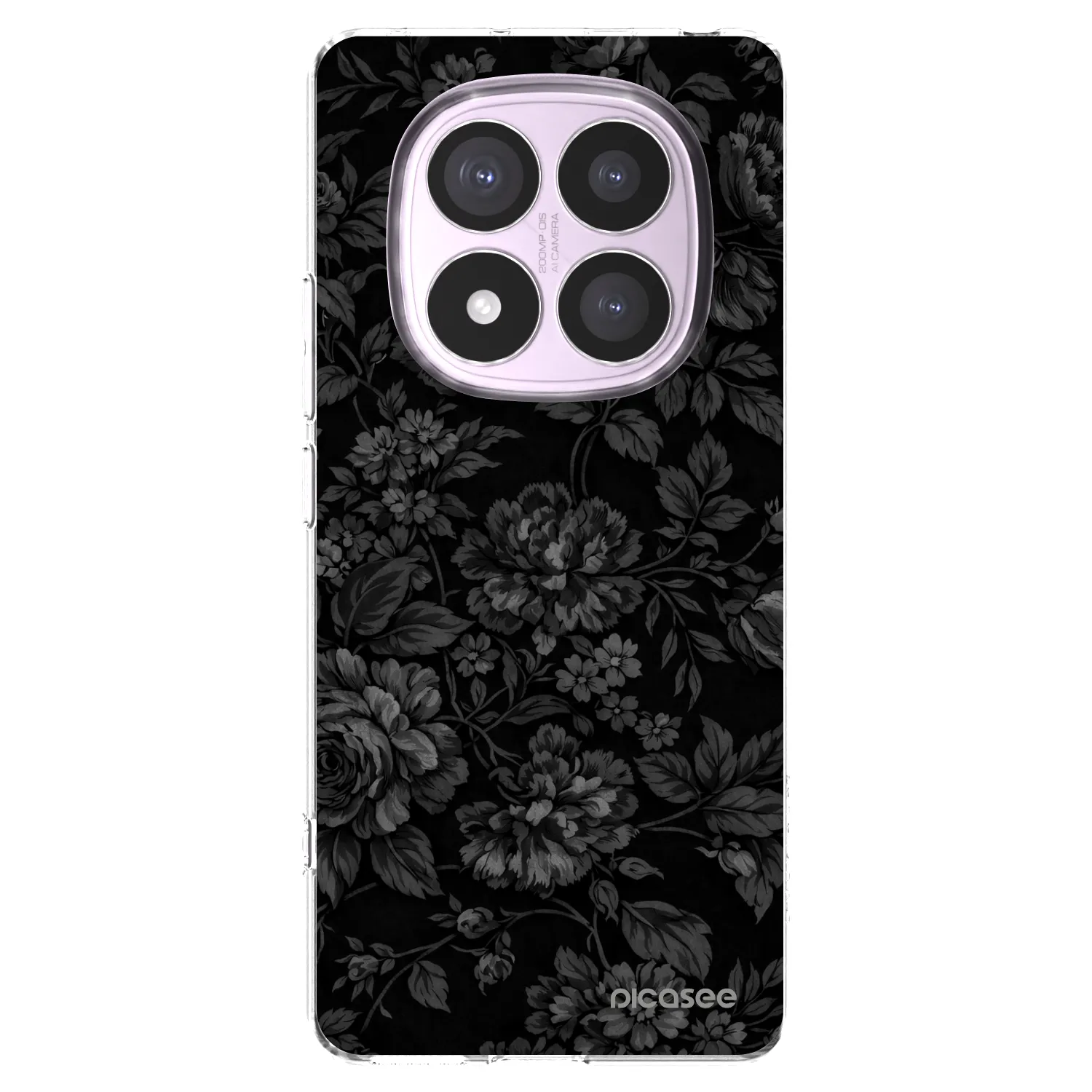 Picasee Xiaomi Redmi Note 14 Pro 4G Hülle - Transparentes Silikon - Dark Romance