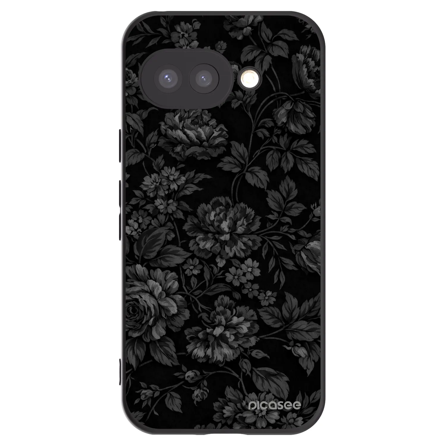 Picasee Google Pixel 9a Hülle - Schwarzes Silikon - Dark Romance