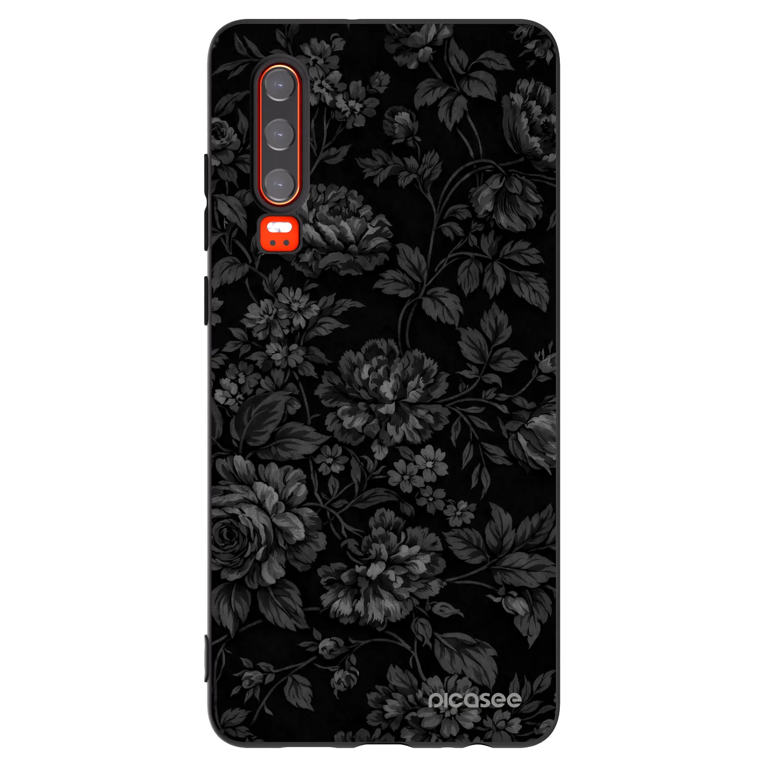 Picasee Huawei P30 Hülle - Schwarzes Silikon - Dark Romance