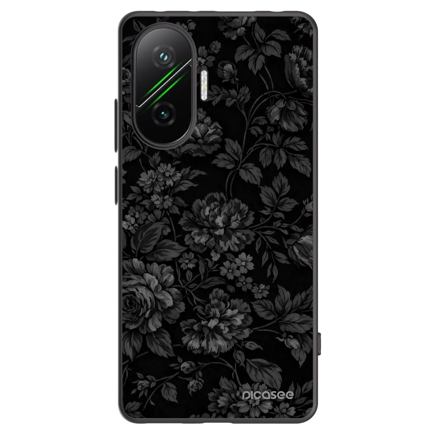 Picasee Xiaomi Poco F7 Pro 5G Hülle - Schwarzes Silikon - Dark Romance