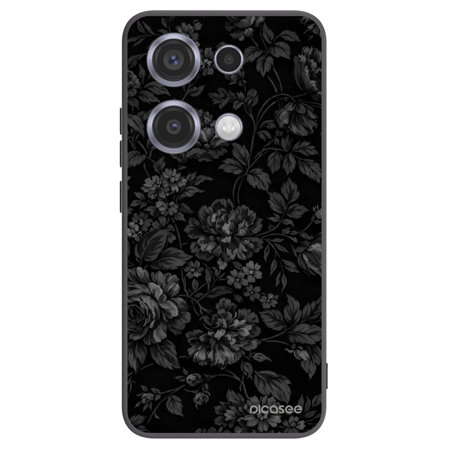 Picasee Xiaomi Redmi Note 14S Hülle - Schwarzes Silikon - Dark Romance