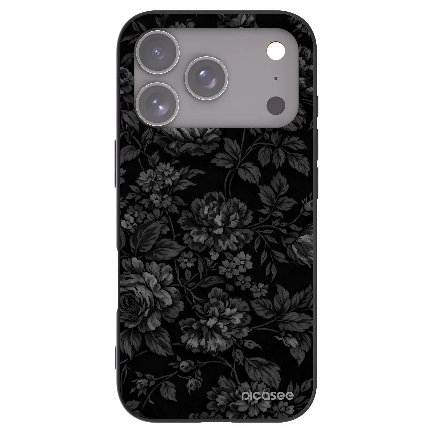 Picasee Apple iPhone 17 Pro Hülle - Schwarzes Silikon - Dark Romance