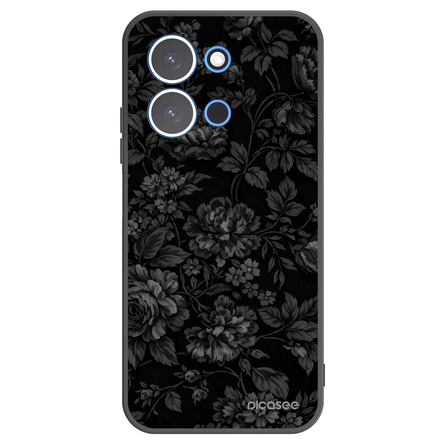 Picasee Xiaomi Redmi 15C 4G Hülle - Schwarzes Silikon - Dark Romance