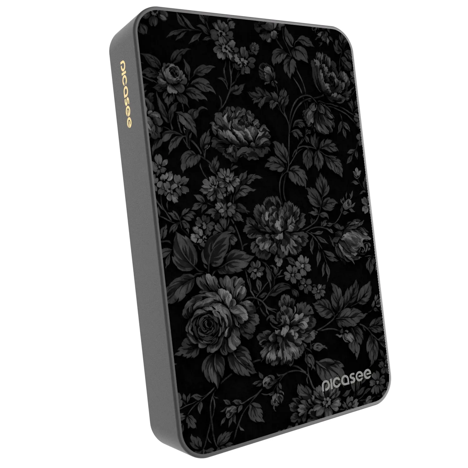 Picasee Powerbank mit MagSafe 10 000 mAh Grau - Dark Romance