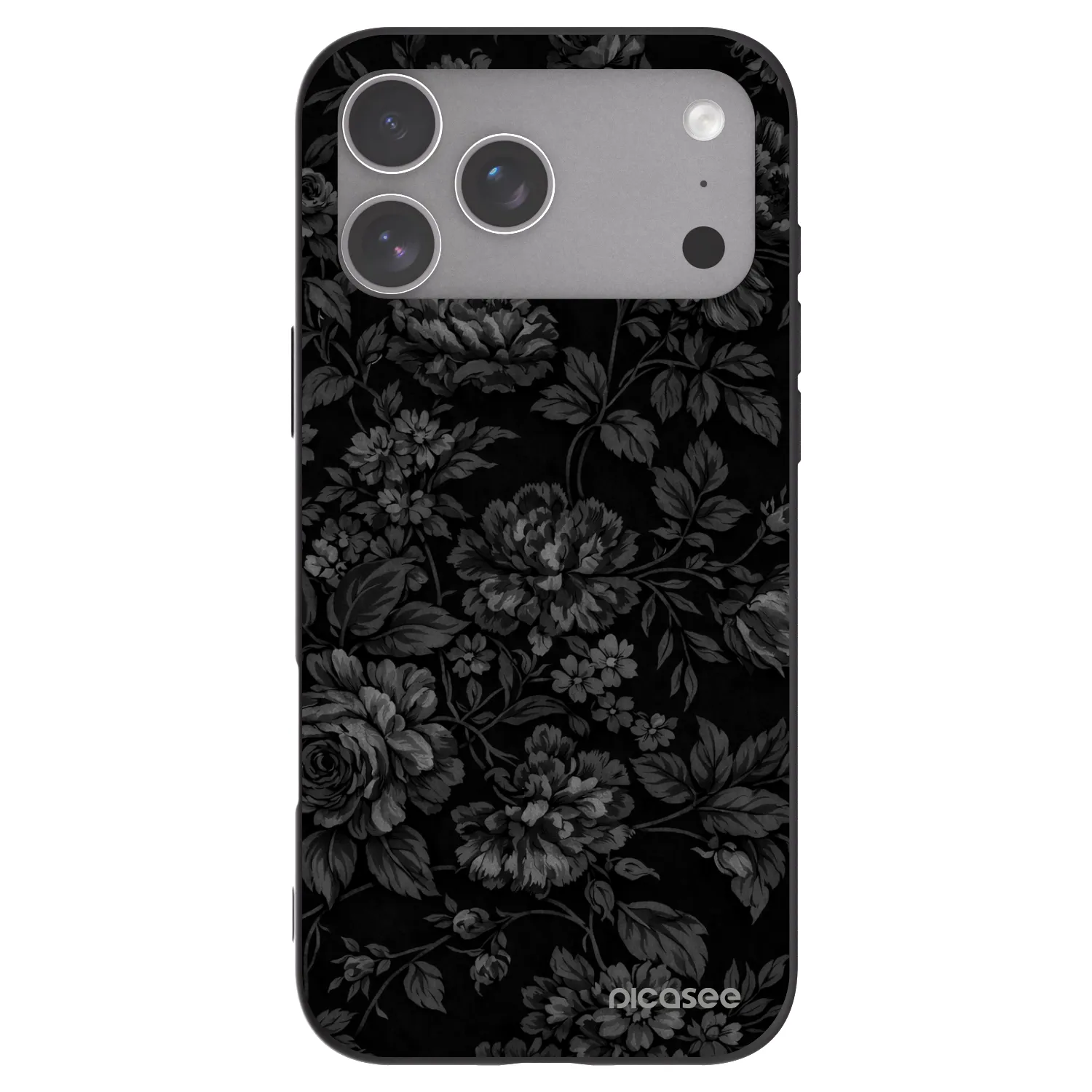 Picasee Apple iPhone 18 Pro Max Hülle - Schwarzes Silikon - Dark Romance