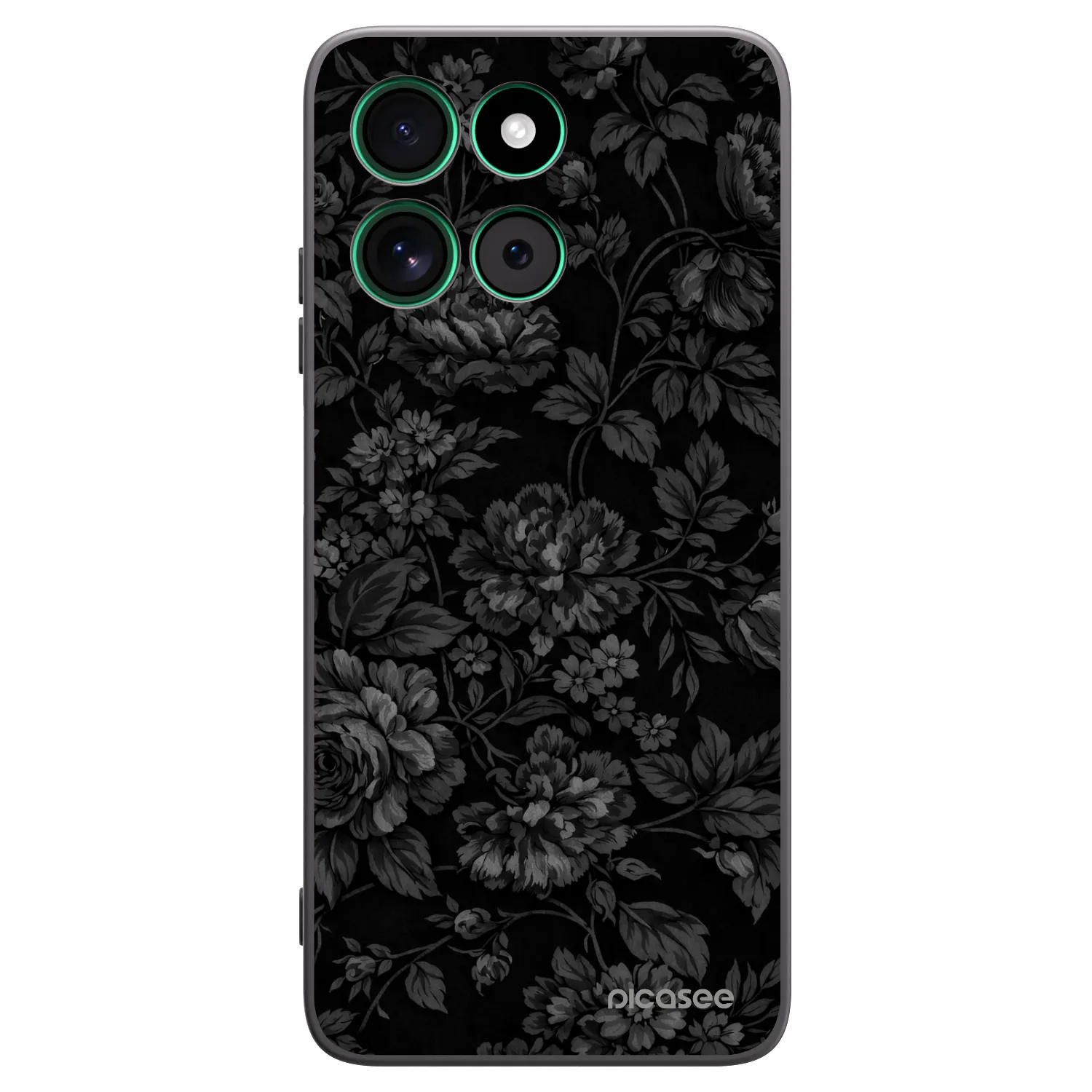 Picasee Motorola Moto G57 Power Hülle - Schwarzes Silikon - Dark Romance