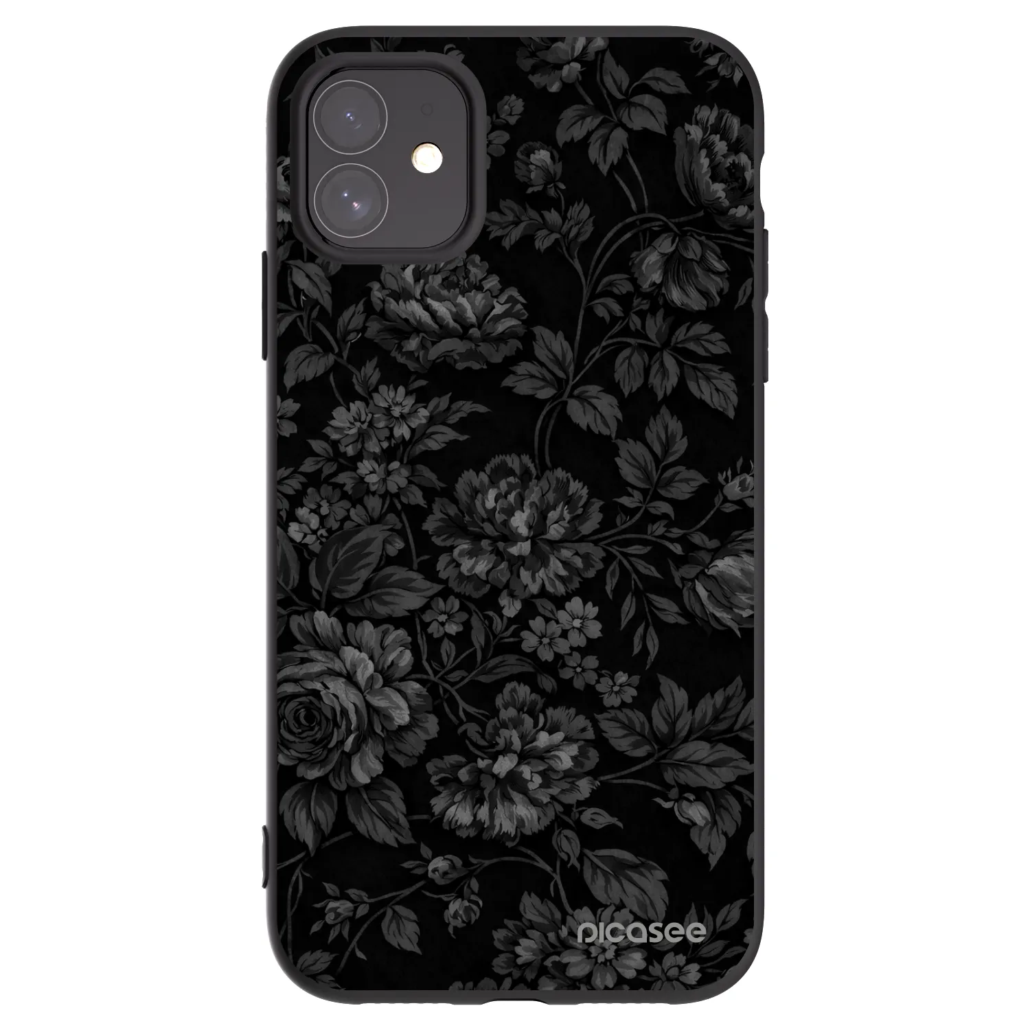 Picasee Apple iPhone 11 Hülle - Schwarzes Silikon - Dark Romance