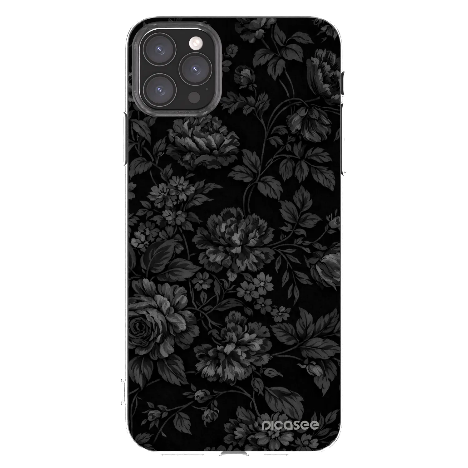 Picasee Apple iPhone 11 Pro Max Hülle - Transparentes Silikon - Dark Romance