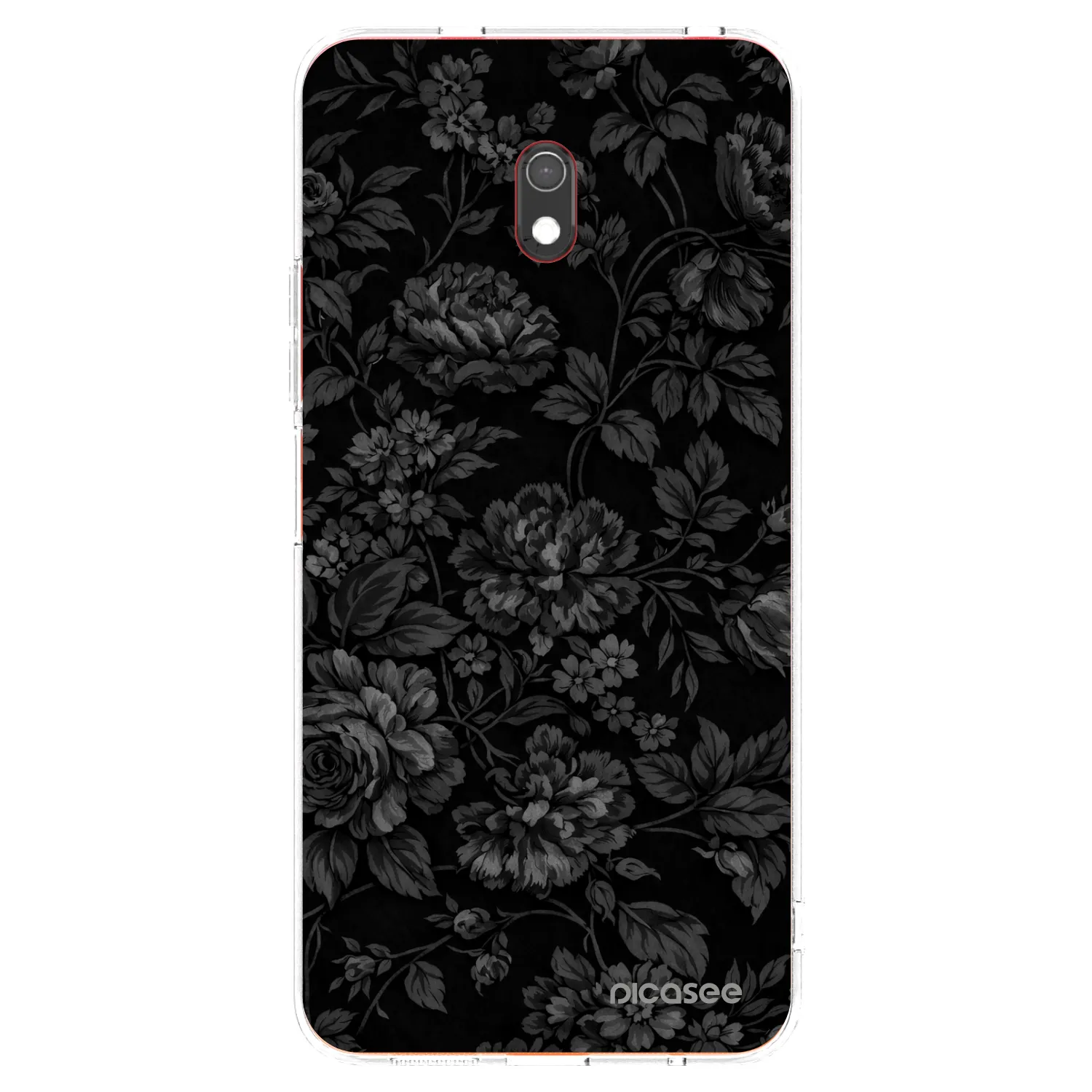 Picasee Xiaomi Redmi 8A Hülle - Transparentes Silikon - Dark Romance