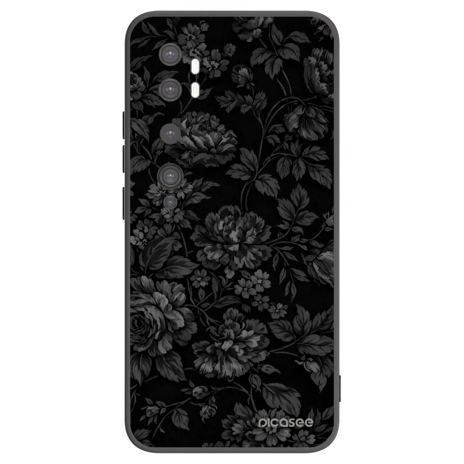 Picasee Xiaomi Mi Note 10 (Pro) Hülle - Schwarzes Silikon - Dark Romance