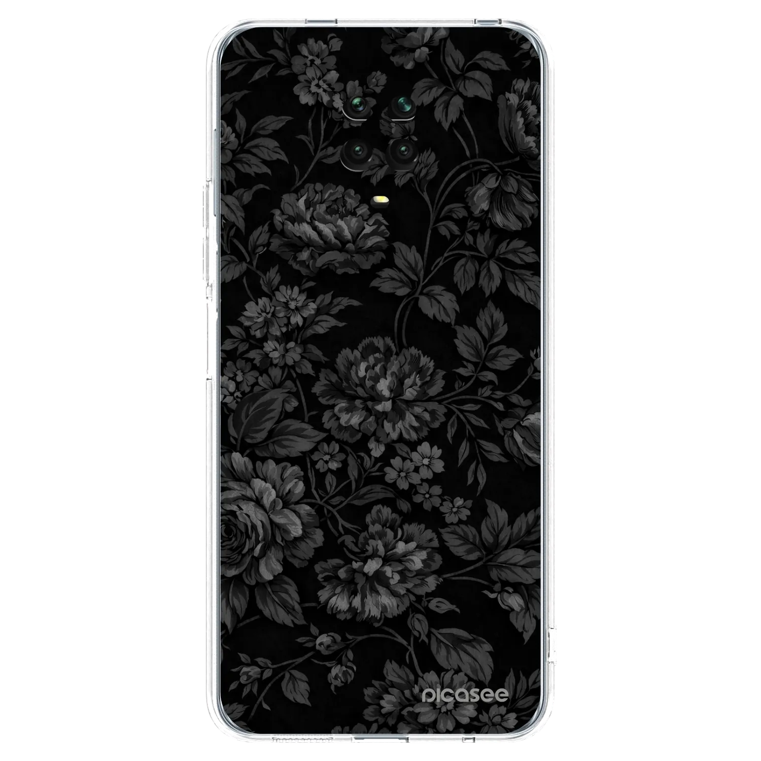 Picasee Xiaomi Redmi Note 9S Hülle - Transparentes Silikon - Dark Romance