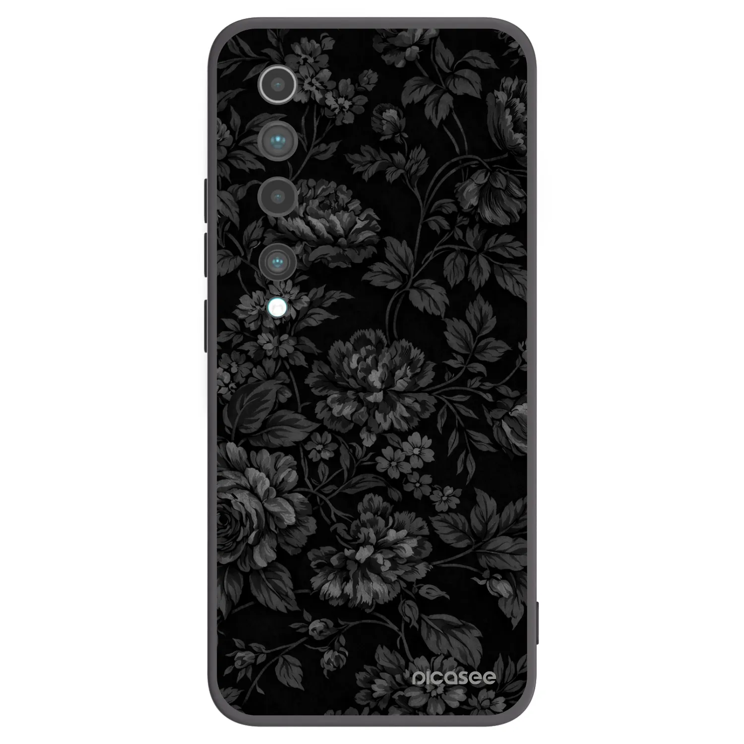 Picasee Xiaomi Mi 10 Hülle - Schwarzes Silikon - Dark Romance