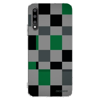 Picasee Honor 9X Pro Hülle - Transparentes Silikon - Block Grid