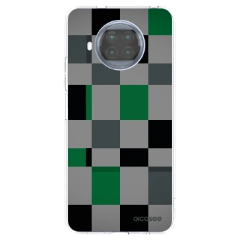 Picasee Xiaomi Mi 10T Lite Hülle - Transparentes Silikon - Block Grid