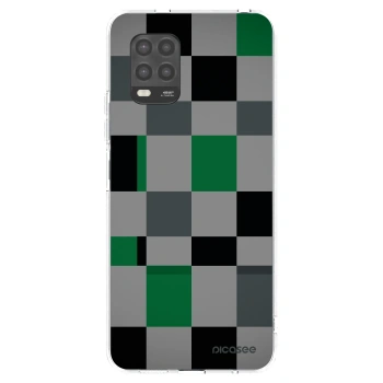 Picasee Xiaomi Mi 10 Lite Hülle - Transparentes Silikon - Block Grid