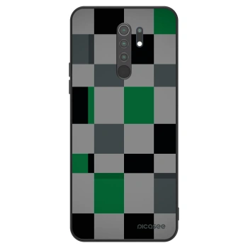 Hülle für Xiaomi Redmi 9 - Block Grid