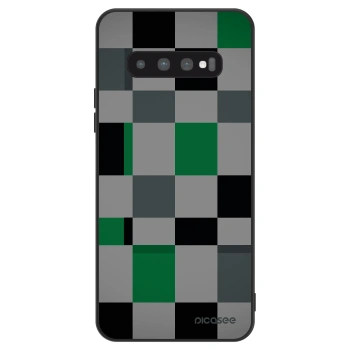 Hülle für Samsung Galaxy S10 G973 - Block Grid