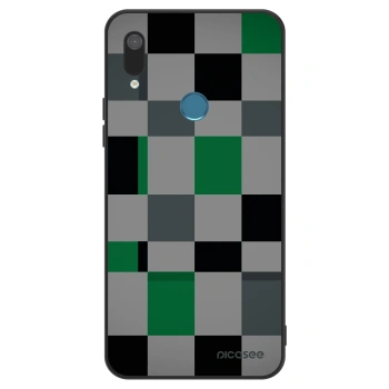 Hülle für Huawei Y7 2019 - Block Grid